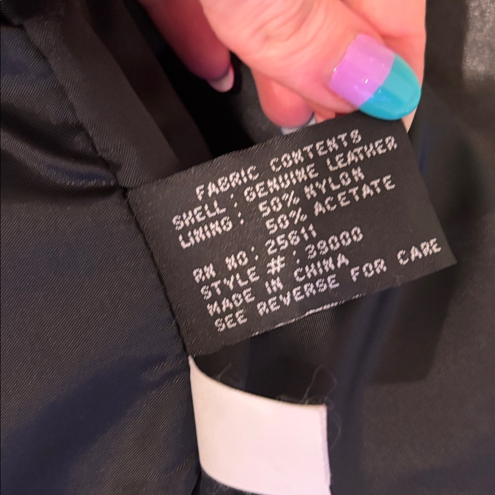 Y2K leather‎ Jacket - Picture 3 of 7